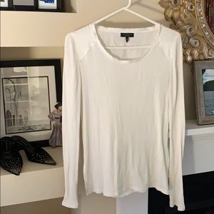 Rag and bone silk charmuese top